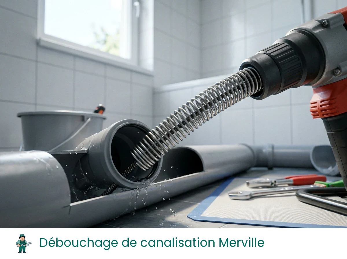 Débouchage de canalisation à Merville