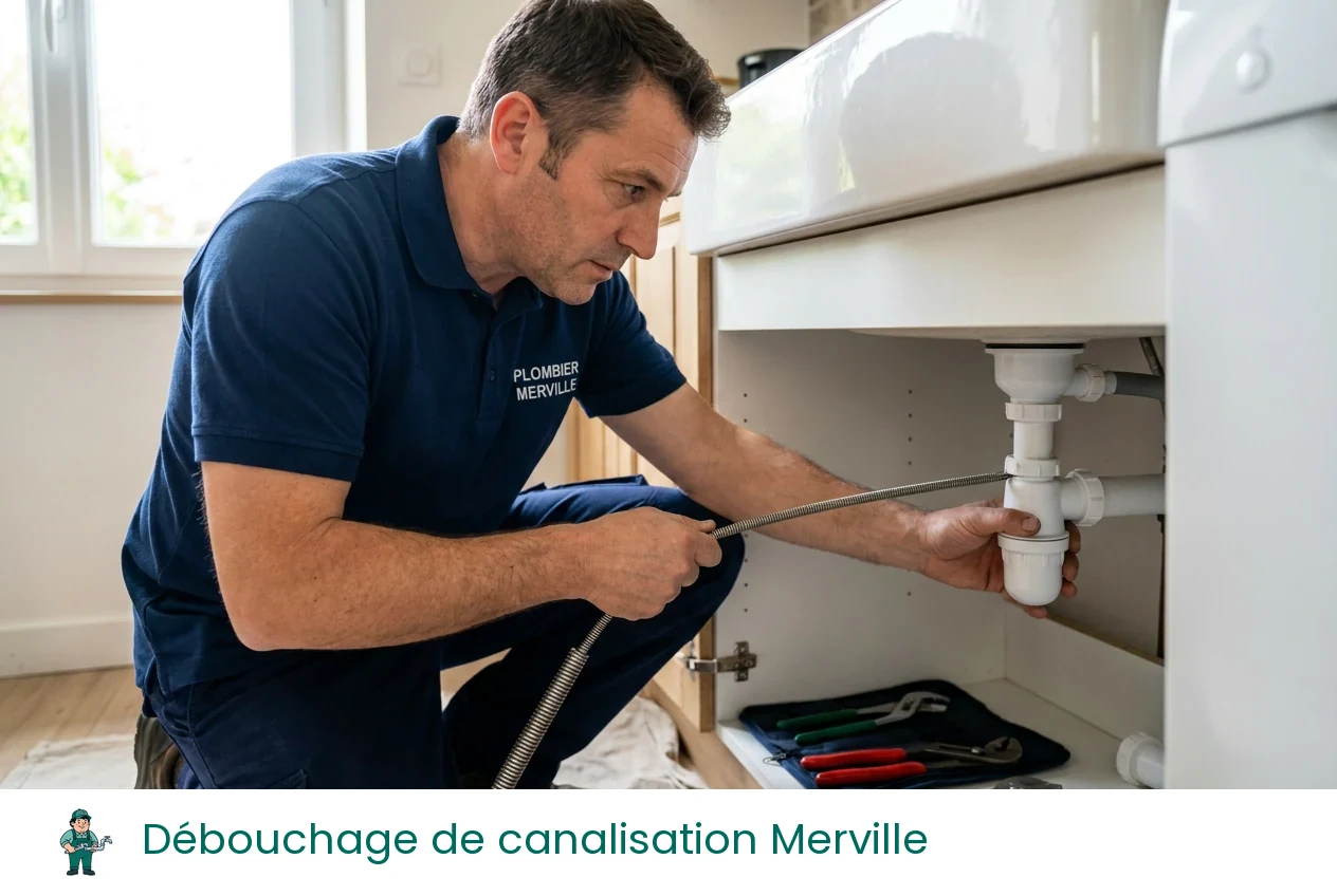 Débouchage de canalisation à Merville