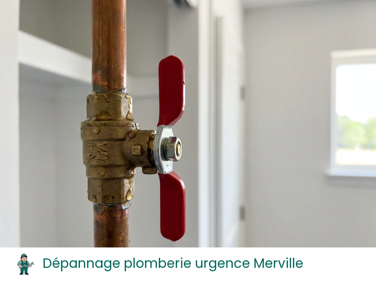 Dépannage plomberie urgence à Merville