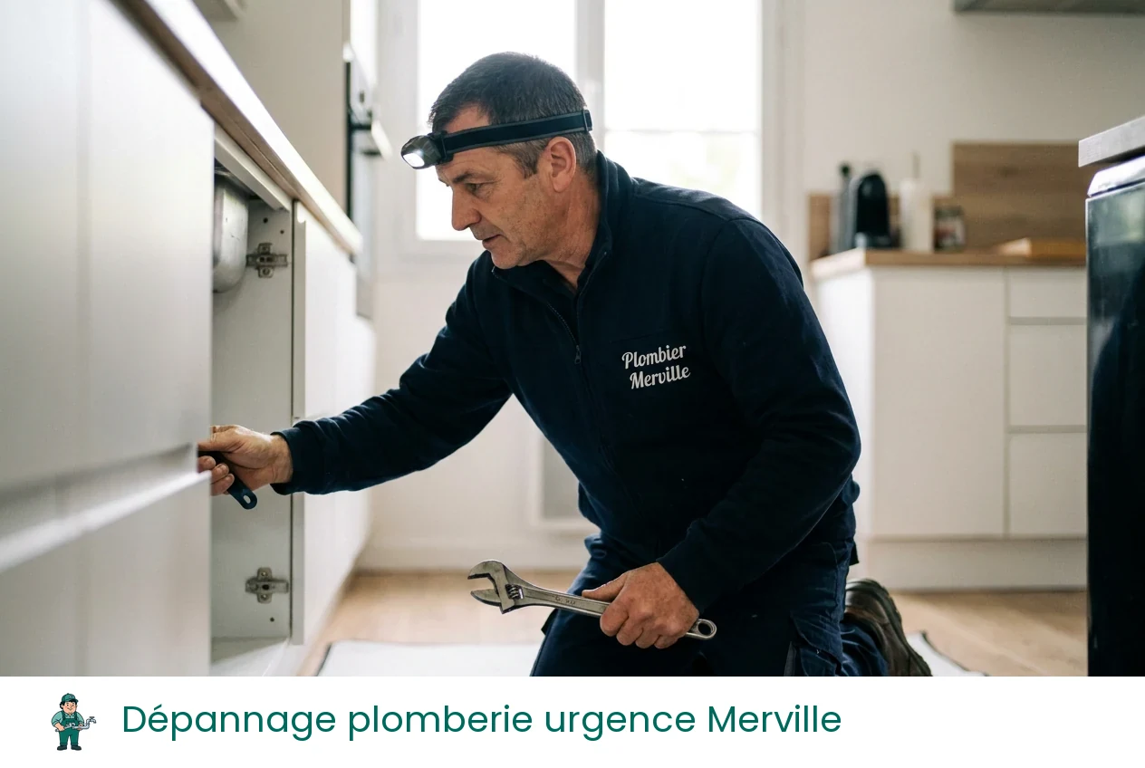 Dépannage plomberie urgence à Merville