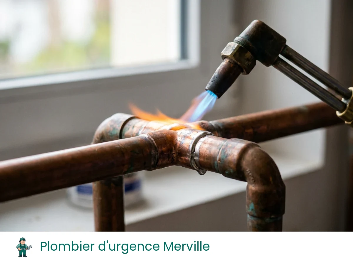 Plombier d'urgence à Merville