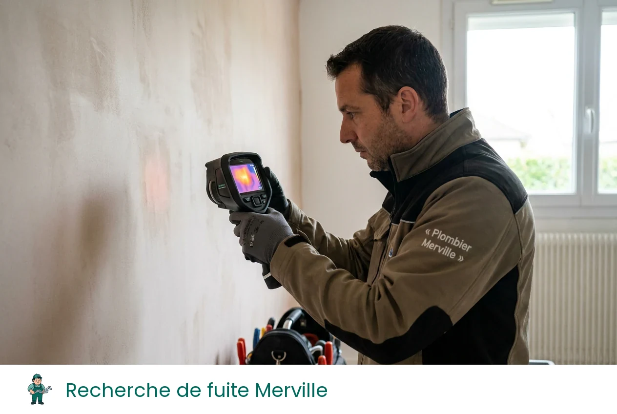 Recherche de fuite à Merville