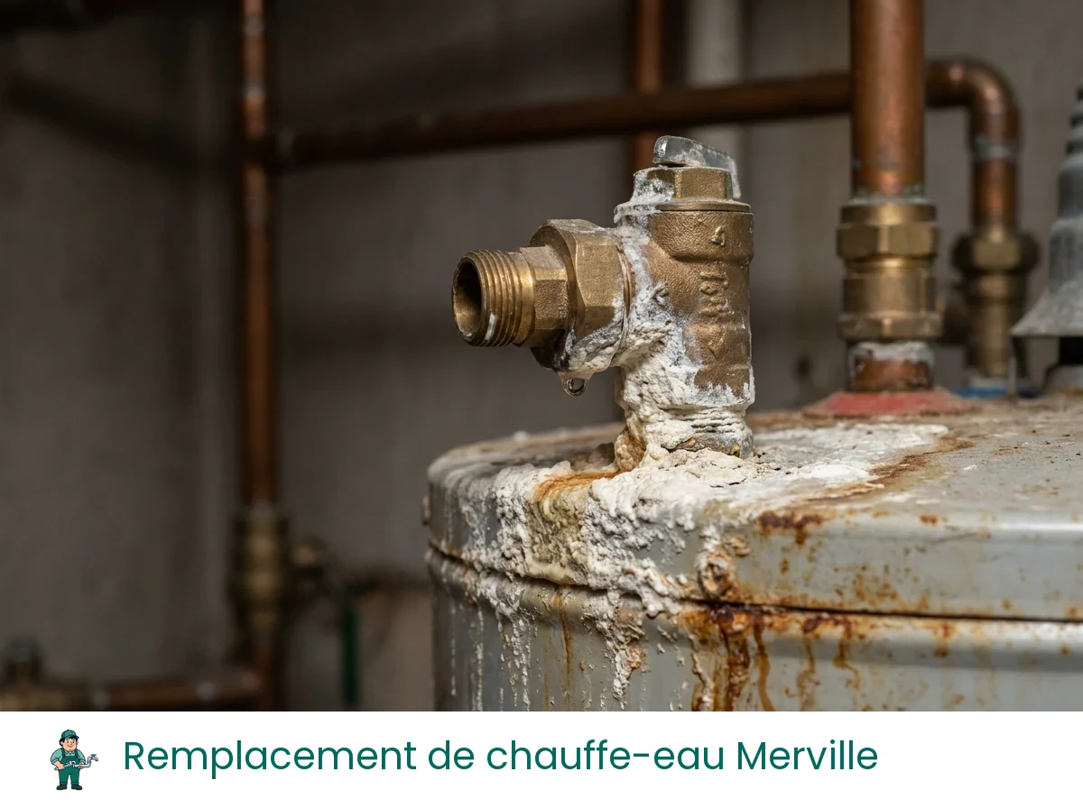 Remplacement de chauffe-eau à Merville