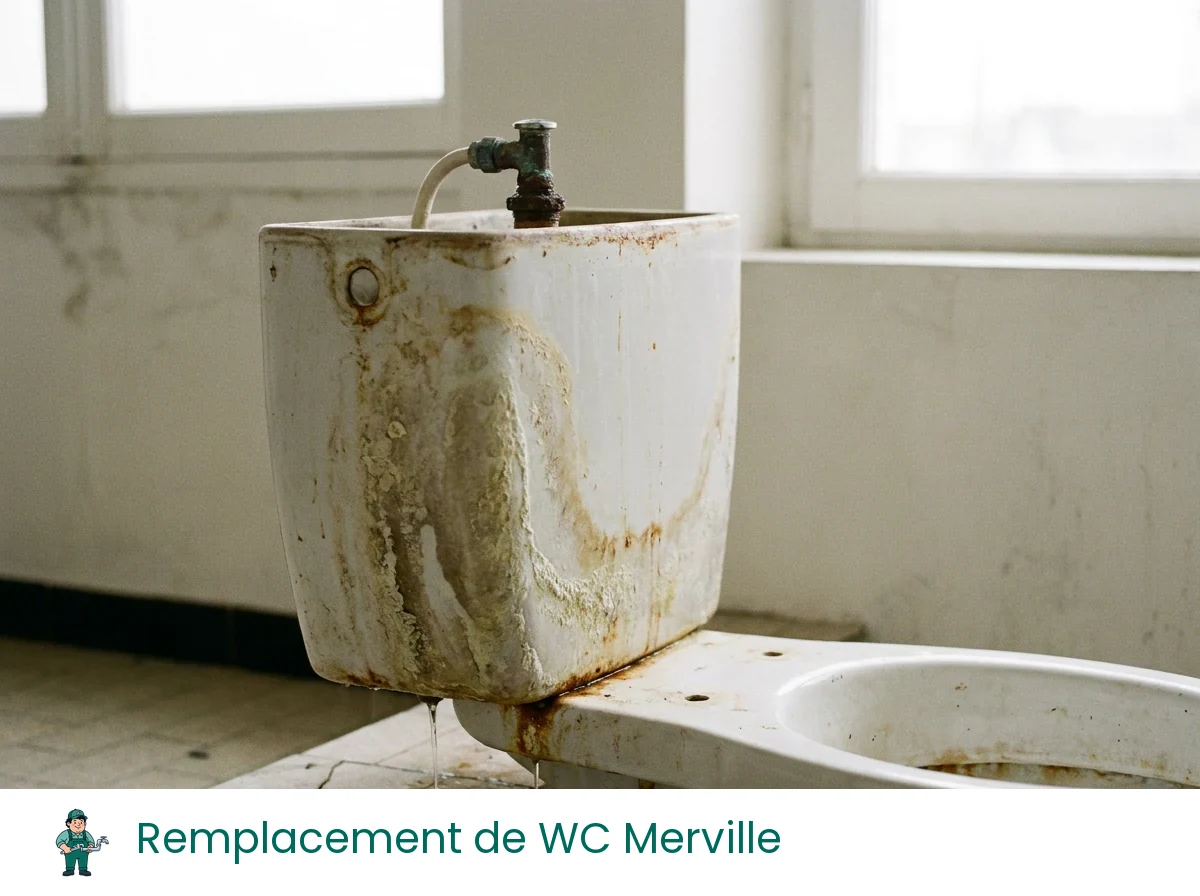Remplacement de WC à Merville