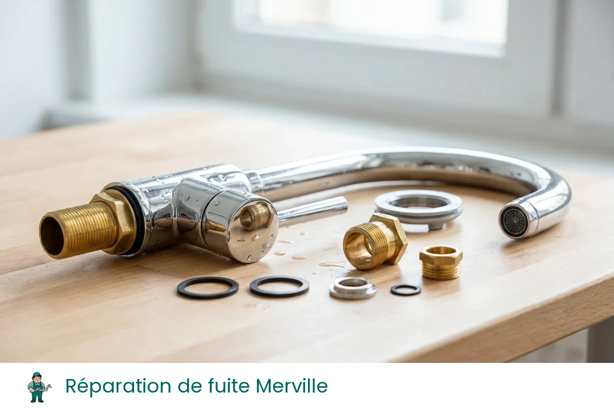 Réparation de fuite à Merville
