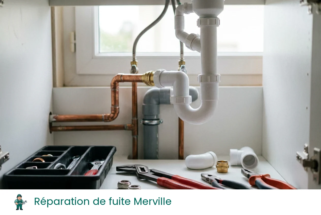 Réparation de fuite à Merville