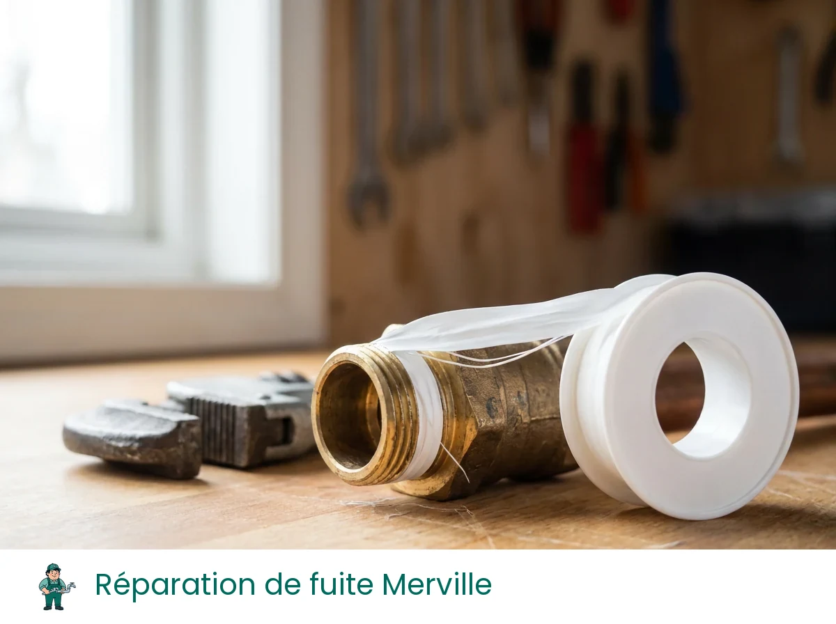 Réparation de fuite à Merville