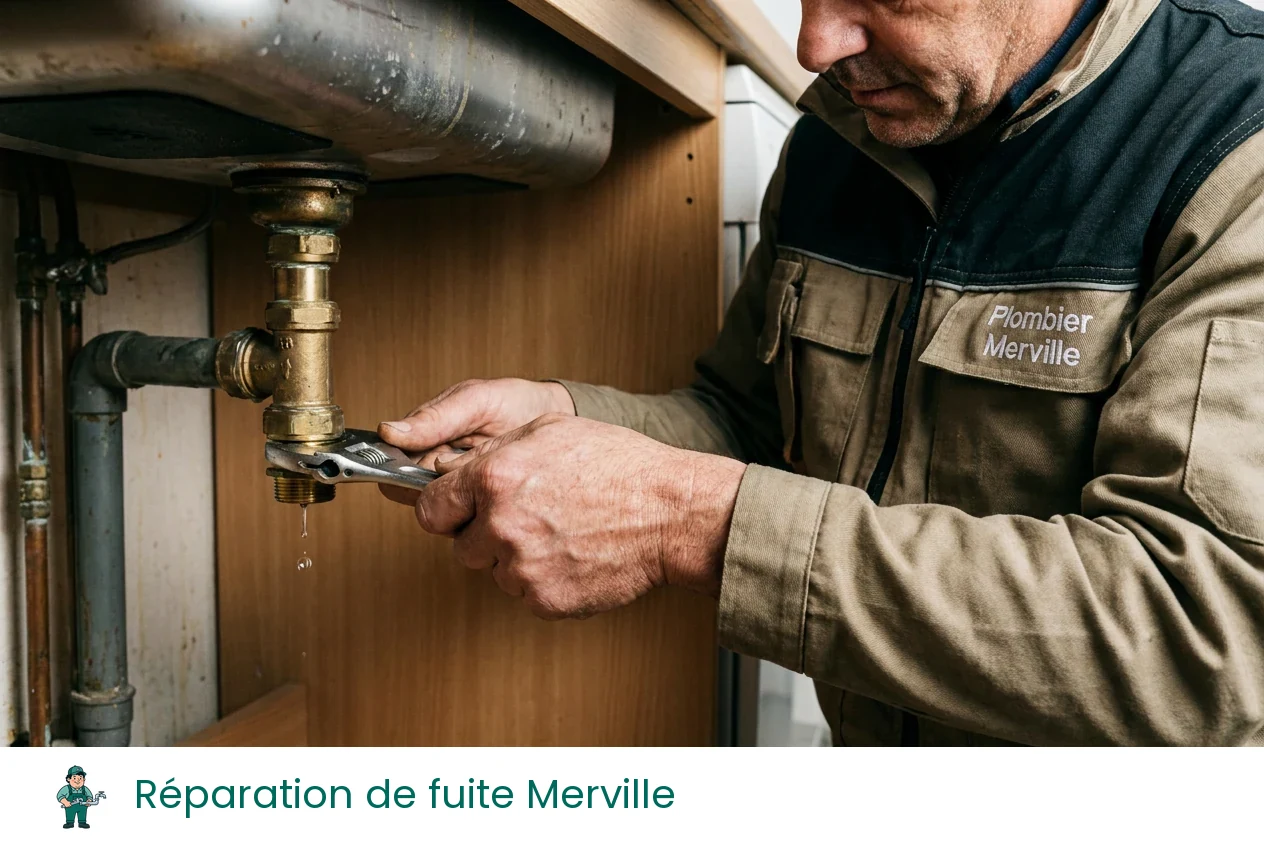 Réparation de fuite à Merville